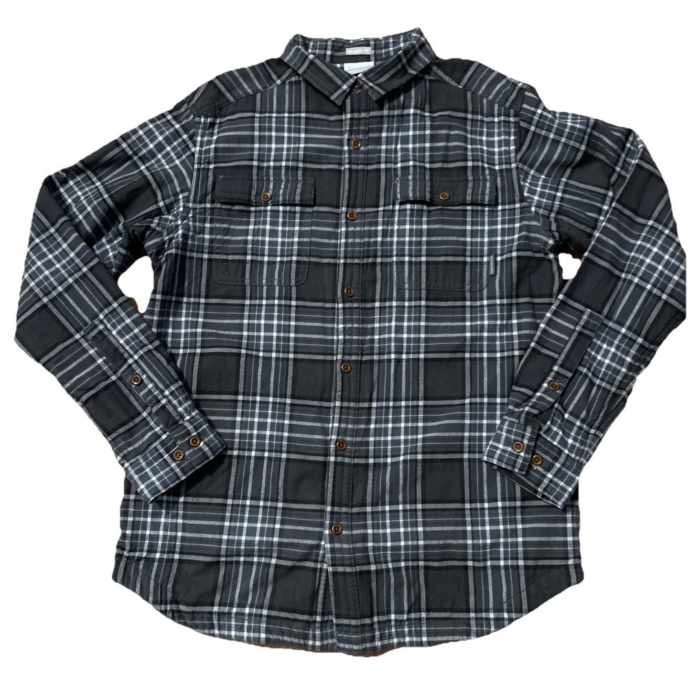 Columbia Mens M 1735491 Flare GunTM‎ Waffle Lined Flannel II Long Sleeve Hiking